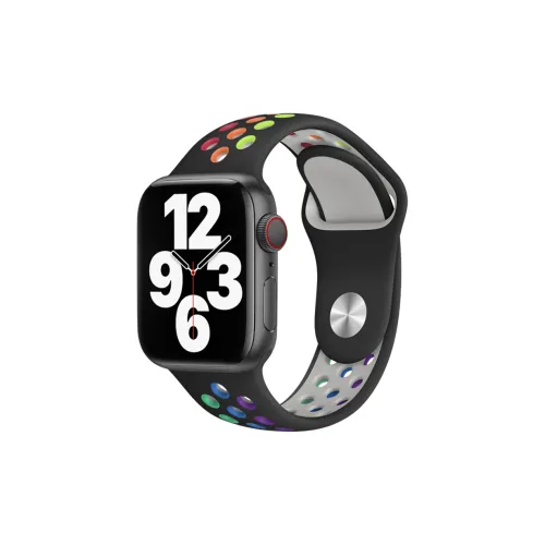 MILANQIAN M Q Ремешок Apple Совместимость Силиконовый Материал 38 45 мм Циферблат Часов Все