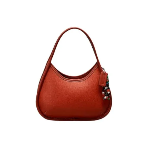 Coachtopia Ergo Сумка из переработанной кожей с пэчворком плечо сумка через плечо средний размер женский кирпично-красный