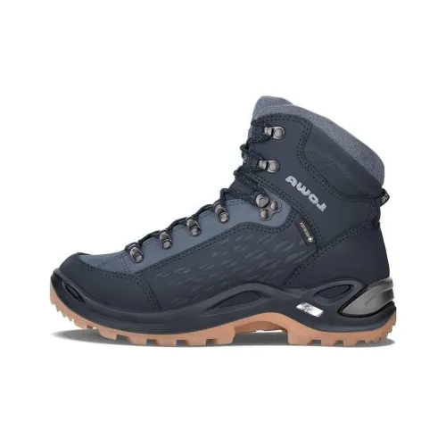 Lowa Renegade Теплый GTX Высокий Топ Уличная Обувь Женская Морской Синий