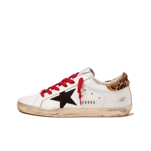 Golden Goose Супер Звезда Стильные Скейтбординги Женские Белые Красные