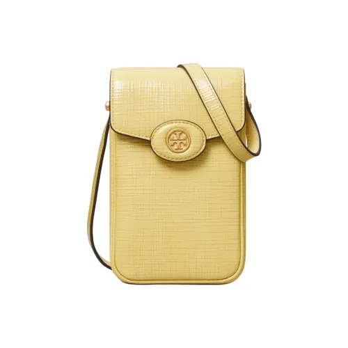 TORY BURCH Robinson Тисненая кожа Одно плечо Через плечо Чехол для телефона Женское Масло