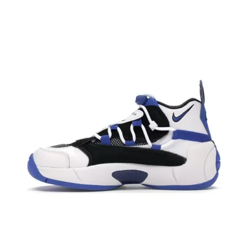 Nike Air Swoopes 2 Abrasion Resistant MID Топ Винтажные баскетбольные кроссовки Женские Сине-белый