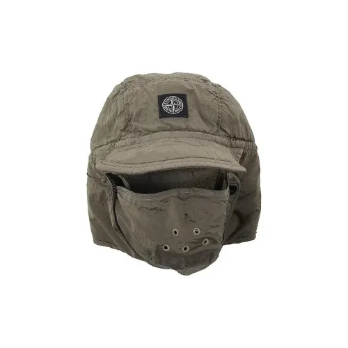 STONE ISLAND Полиамид Хлопок Полиэстер Шапки и Кепки Детские Зеленые