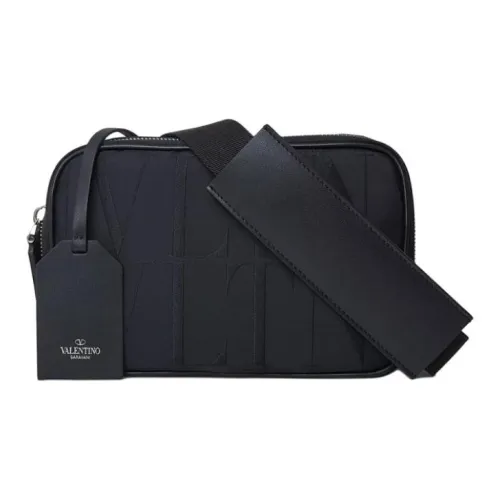 Valentino Нейлоновая Сумка через плечо Мужская Черная
