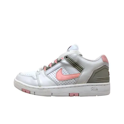 Nike Air FORCE 2 Slip Resistant Abrasion Resistant Низкий Топ Повседневная обувь Женская Белая Розовая