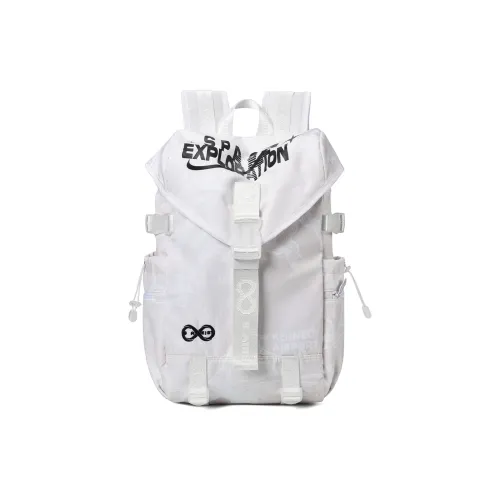 8atheist Полиэстер Students Backpack Standard Unisex Gardenia White