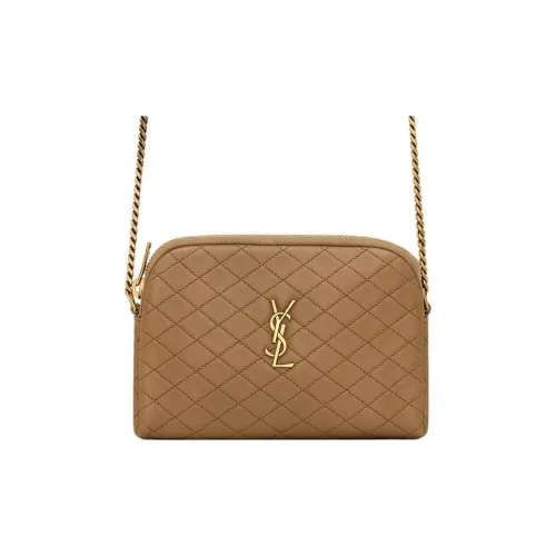 SAINT LAURENT Gaby Овечья кожа Сумка через плечо Женская Темный цвет Пробка Stopper