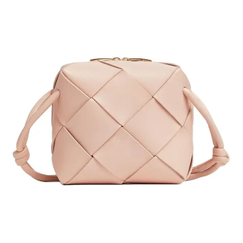 Bottega Veneta Sheepskin Одно Плечо Ручная Сумка Сумка через плечо Женская Лотос Розовый