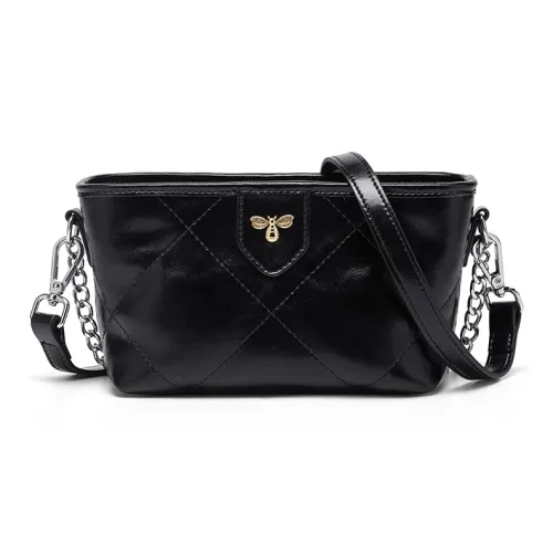 CinvaiKrose Сумки через плечо Ромб Клетчатая Черная сумка для покупок Включено Женские