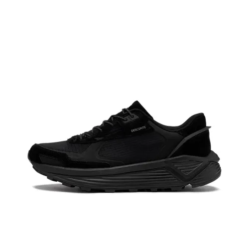 DESCENTE DUALIS Slip-resistant Low Top Повседневная обувь Мужская Черная