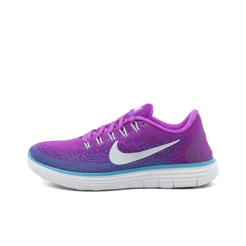 Nike Free RN Slip-Resistant Low Top Беговые кроссовки Женские Фуксия