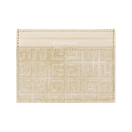 Givenchy 4G Ткань с коровьей кожей держатель для карт женский золотой