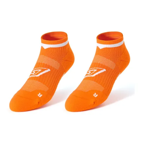 MUSCLESWING Низкие носки унисекс 2 упаковки оранжевый белый