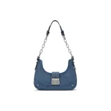 Темный джинсовый синий