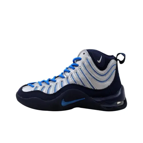 Nike Air Bakin Амортизация Высокие Кеды Винтажные Баскетбольные Кроссовки GS Полночный Синий