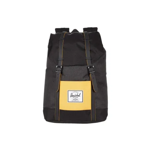 Herschel Полиэстер Рюкзак Стандартный Унисекс Черный и Серый