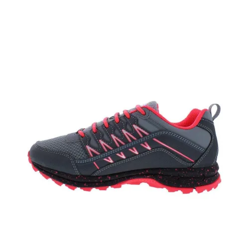 FILA Износостойкий Дышащий Низкий Топ Повседневные Беговые Кроссовки Женские Черный Красный