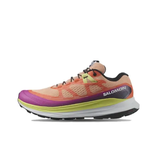 SALOMON Ultra Glide 2 Low Топ Беговые кроссовки Женские Grass Sunset Orange