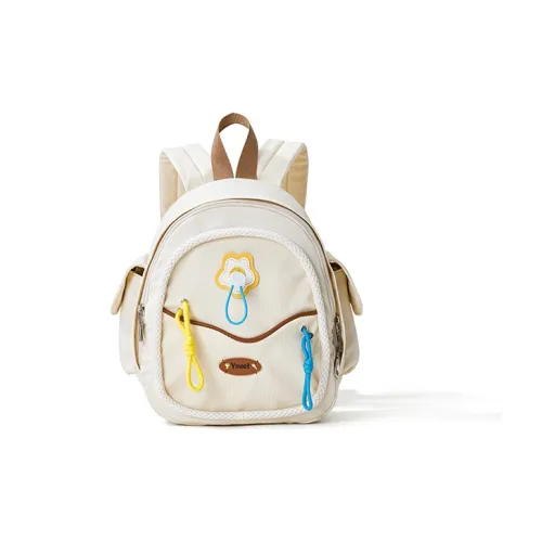 Sound For Life Ткань Маленький Рюкзак Большой Женский Экрю Светло-Желтый