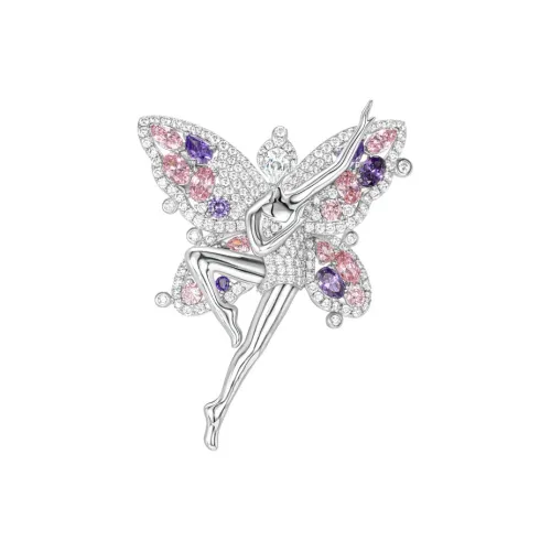 GAONAS 925 Серебро Синтетический Циркон Броши Женские