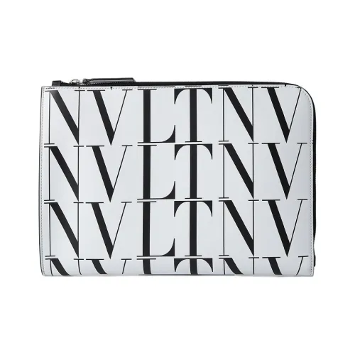 Valentino Клатч из коровьей кожи белый для женщин