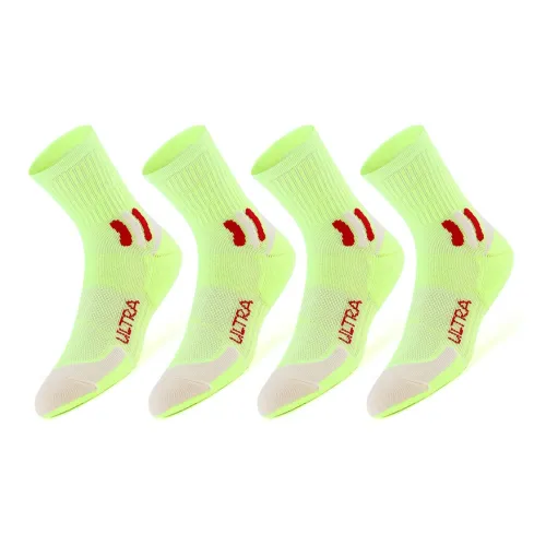 MUSCLESWING Носки Crew Унисекс упаковка из 4 пар неоновый зеленый