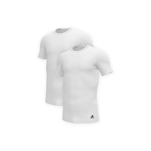 Adidas Slim Fit Quick Dry Moisture Wicking Unisex 2 Pack White Adidas Slim Fit Быстросохнущий Moisture Wicking Унисекс 2 Пачки Белый