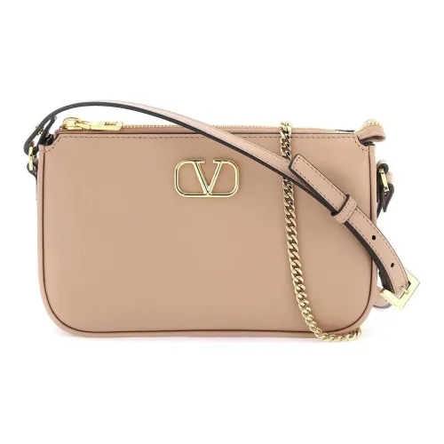 Valentino Fine GRAIN LEATHER Сумка через плечо Сумка Мини Женская Нейтральный цвет