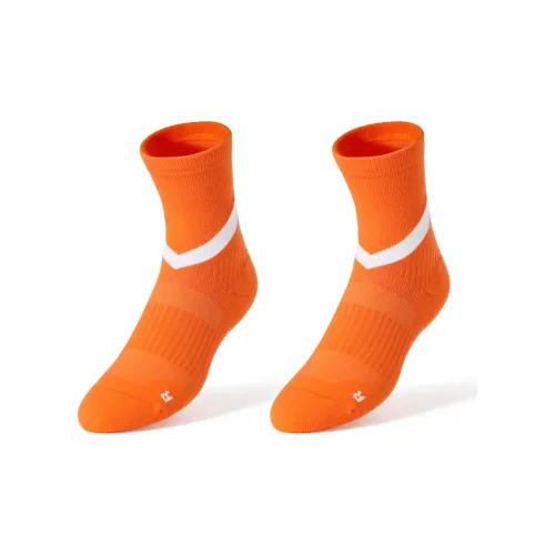 MUSCLESWING Носки Crew Унисекс упаковка из 4 пар оранжевый и белый