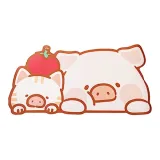 Лулу Свинья и Коврик для стола Свинья