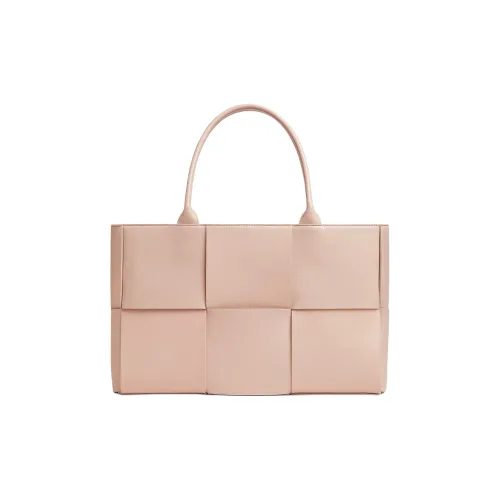 Bottega Veneta Arco Sheepskin Tote Bag Shopping Bag Medium Women's Lotus Pink