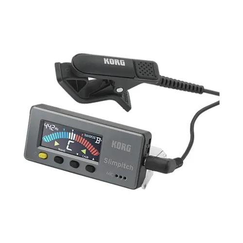 KORG Keyin SLM 1CM Тунер 'Slimpitch' LCD Цветной Экран Музыкальный инструмент Для Гитар Скрипок и т.д