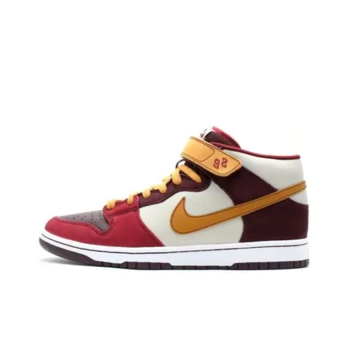Nike Dunk SB Амортизация Износостойкий MID Топ Скейтборд Кроссовки Мужские