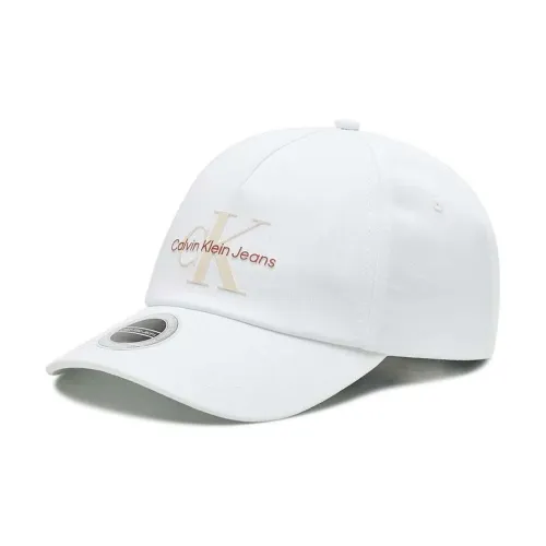 CALVIN KLEIN Хлопок Бейсболки Мужские Белые