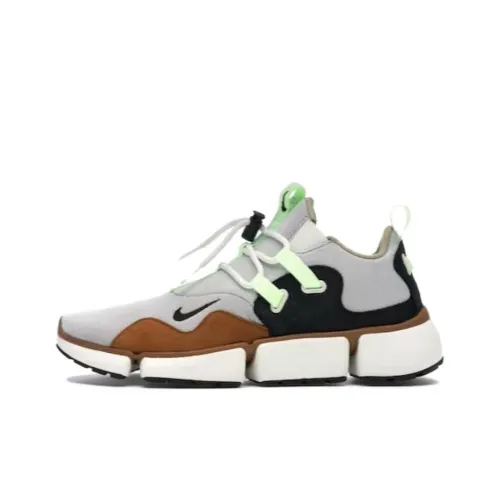 nike Карман Амортизация Износостойкие Низкие Кроссовки для Бега Унисекс Серый Коричневый