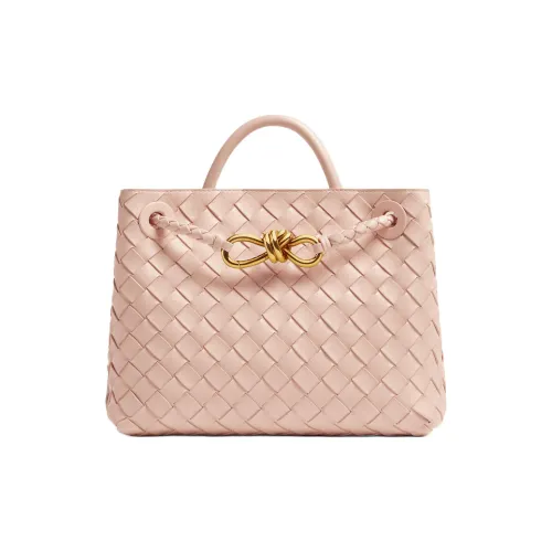 Bottega Veneta Andiamo Series Овчина Сумка через плечо Сумка Маленькая Женская Лотос Розовый