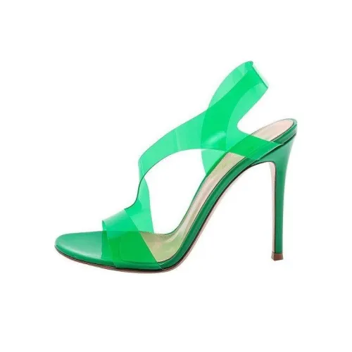 GIANVITO ROSSI Patent One Ремешок Сандалии 10,5 см Женские Зеленые