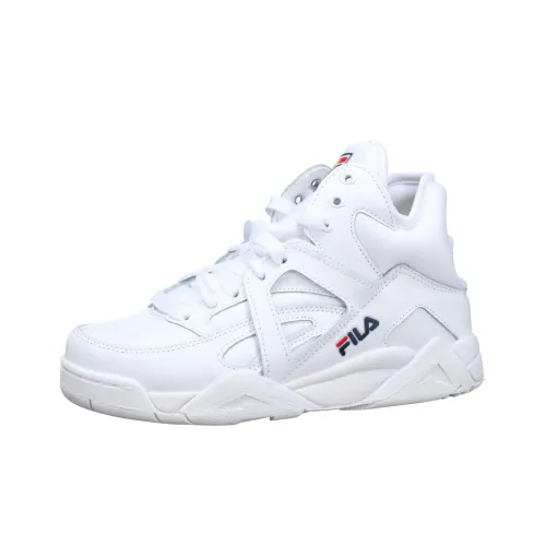 FILA Cage High Топ Винтажные Баскетбольные Кроссовки Женские Белые
