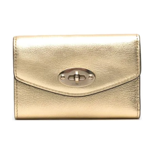 Mulberry Darley Телячья кожа Кошелек Женские Золотой