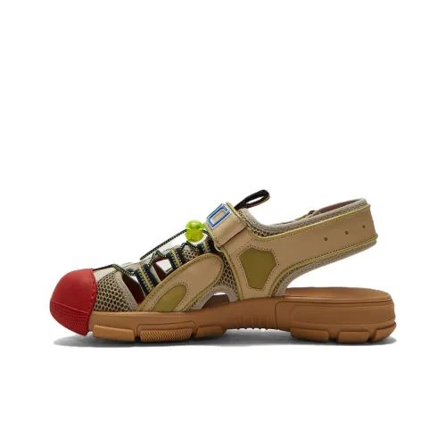 GUCCI Пляжные сандалии Мужские Коричневые