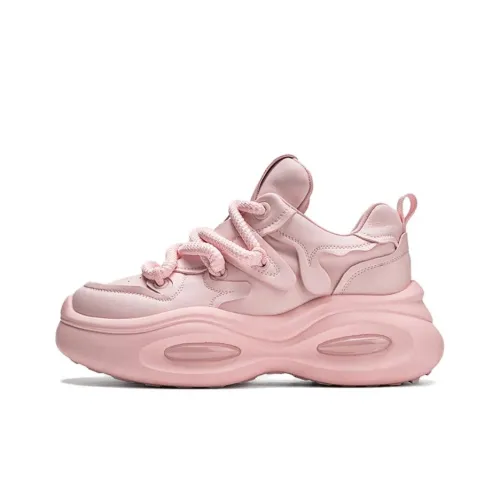 NAUTICA Противоскользящие Устойчивые к истиранию Дышащие Увеличивающие высоту Низкие кеды Женские Розовые