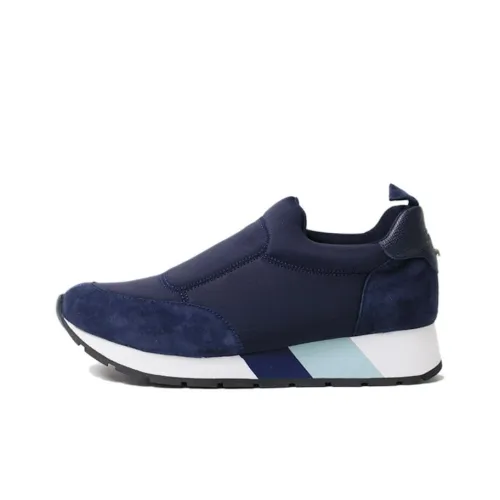 LONGCHAMP Устойчивая к истиранию Низкая Топ Повседневная Обувь Женская Синие Черные