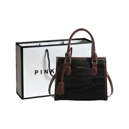 PINK·LAND ПУ (полиуретан) Сумка через плечо Стандартная Женская Черный Белый Хаки Белый Коричневый Красный