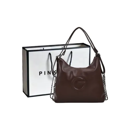 PINK·LAND ПУ (полиуретан) Рюкзак Сумка через плечо Стандартная Женская Черный Белый Кофейный