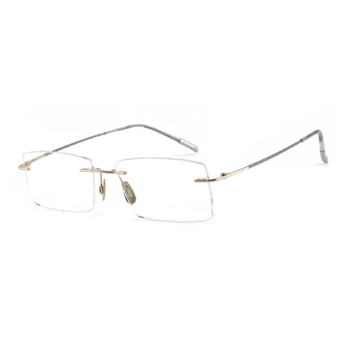 VOSS Титан Нерегулярная форма Оправы для очков Unisex Light Золото