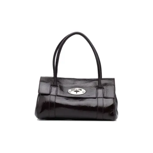 Mulberry Лакированная кожа Сумка на одно плечо Женская Темно-красный