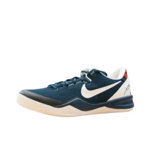 Nike Kobe 8 Protro PE Амортизаторы Slip-resistant Низкий Топ Баскетбольные кроссовки Мужской Синий