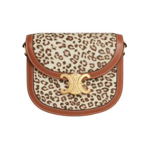 CELINE Besace Телячья кожа Сумка Сумка через плечо Сумка через плечо Женская Коричневая