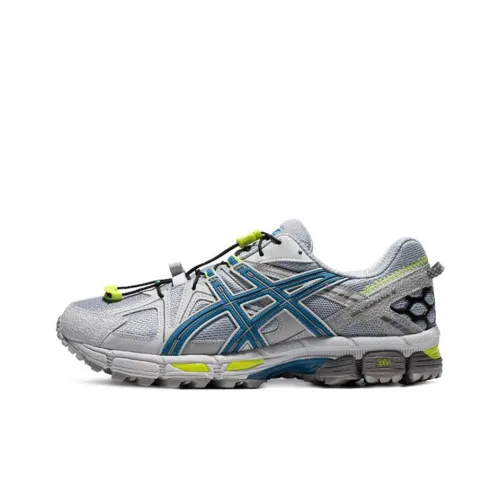 Asics Gel Kahana 8 Low Top Тренировочные Беговые Кроссовки Мужские Серый Синий