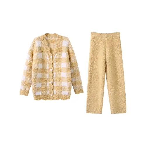 Aannsfam A Желтый Женские Пижамные Комплекты